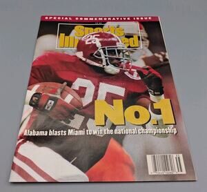 Sports Illustrated Alabama Crimson Tide National Champions 1993 SI Magazine